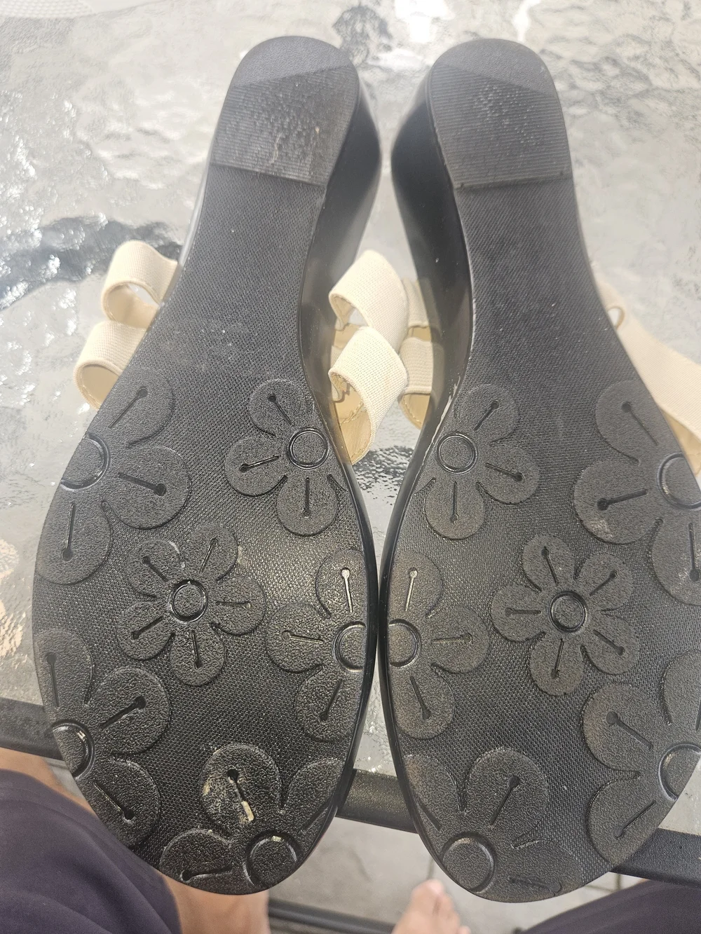 Athena Alexander Beige Slide Sandals with Snake-Print Accent